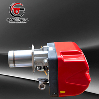 Brûleur à gaz progressif à deux étages Riello RS44 MZ d'origine italienne 80-550 kW (GN/GPL) pour chaudières à vapeur, eau chaude, huile thermique et équipements de séchage