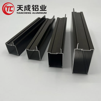 Porte coulissante panoramique en aluminium de haute qualité et profil de fenêtre avec contrôle d'accès et performance d'isolation thermique,