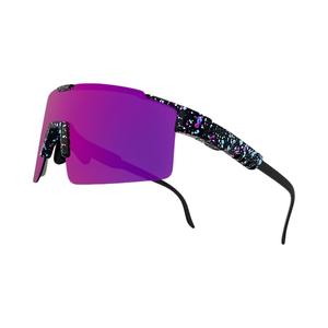 Lunettes colorées entièrement revêtues pour hommes et femmes, lunettes de sport d'extérieur, lunettes de soleil tendance, lunettes de soleil anti-ultraviolets - Product Image 3