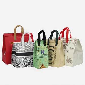 Grocery <b>Food</b> <b>Delivery</b> Extra Large Non Woven Insulated Cooler <b>Bags</b> Tote <b>Food</b> <b>Bag</b> Catering <b>Food</b> <b>Thermal</b> Tote <b>Bag</b> - Product Image 6
