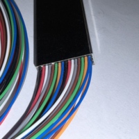 Divisor PLC de Fibra Óptica 1*32 SC/APC, Entrada de Fibra Negra, Tipo Mini para Red FTTH
