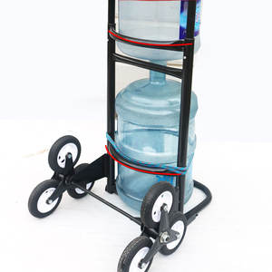 6 पहियों सीढ़ी चढ़ने कार लोहे ट्राली पोर्टेबल पुल ट्रक तह हाथ ट्राली - Product Image 5