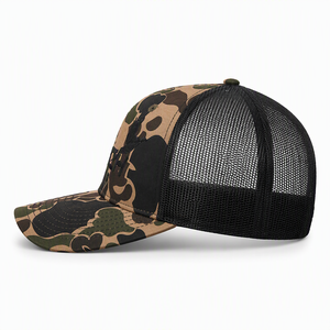 Casquette Trucker Snapback 6 Panneaux <span class=keywords><strong>KASO</strong></span> Field Stream en Tissu Maille Polyester/Coton, Camouflage Olive Oiseaux Aquatiques Courants, Quatre Saisons, Taille Unique - Product Image 3