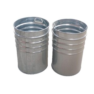 Galvanized steel inner liner for outdoor trash cans and fruit peel <b>bins</b>; galvanized iron sheet <b>square</b> <b>bins</b> for recycling; round - Product Image 5