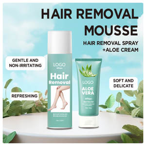Ensemble Crème et Spray Personnalisé avec Logo 60g 150ml Aloe Vera Hydratant Doux pour l'<span class=keywords><strong>Épilation</strong></span> et le Nettoyage Corporel - Product Image 5