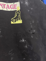 T-shirts Saint Louis sans manches de marque de créateur, de haute qualité, avec imprimé lettres colorées et effet délavé à l'acide, vente en gros