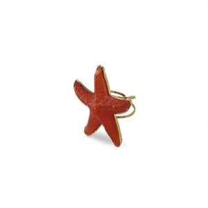 Starfish <b>Ring</b> 316L Stainless Steel PVD Gold Plating Sustainable Resistant Fashion Jewelry - Product Image 2