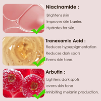 Nouveau Sérum Visage Anti-Âge Éclaircissant avec 30% de Vitamine C, 5% de Niacinamide et 10% de Vitamine E pour les Soins de la Peau