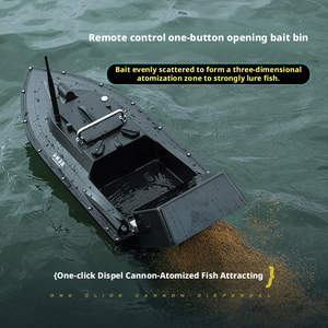 Nouveau <span class=keywords><strong>bateau</strong></span> à appâts télécommandé JF V80 fabriqué en Chine, en plastique, 500 m de portée, lumière nocturne, GPS, capacité de 2 kg, alimenté par <span class=keywords><strong>batterie</strong></span> - Product Image 6