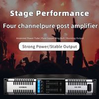 Système de sonorisation AW800, amplificateur audio 4 canaux, 800W 8 ohms, 1600W 4 ohms, 2400W 2 ohms, amplificateur de puissance pour spectacles sur scène