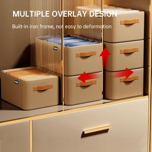 Boîte de rangement pliable pour vêtements, grande capacité, avec cadre en acier, organisateur de placard – Offre Spéciale - Product Image 3