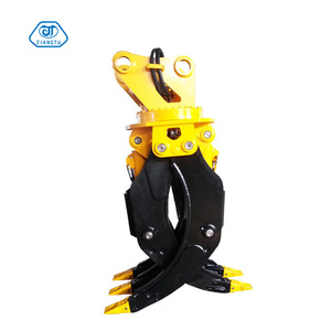 360 Degree Rotating Excavator Hydraulic Log Grapple <b>Grab</b> Jiangtu - Product Image 1