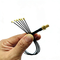 Câble coaxial RF RG113 - Femelle vers U.FL MHF1, longueurs 20cm/25cm/30cm, impédance 50, SWR 1.3