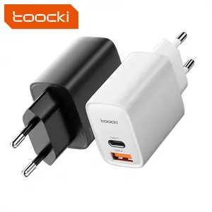 Toocki Best Quality Super Fast 33W USB C PD3.0 Charger USB QC3.0 Type c charger For Mobile Phone EU/US/UK