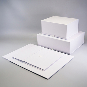 Sang trọng tông gấp từ có thể gập lại giày bao bì hộp với biểu tượng tùy chỉnh - Product Image 2