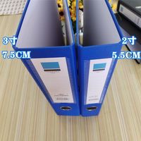 Carpeta de Papel Resistente con Clip, de 2-3 Pulgadas, con Almacenamiento de Clasificación y Clip Perforador para A4