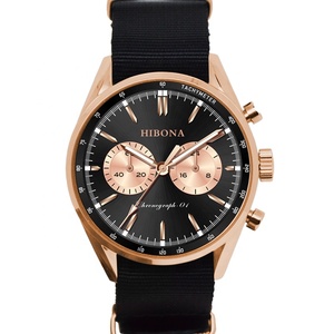 <span class=keywords><strong>Montre</strong></span> automatique chronographe de pilote militaire étanche 42 mm Mouvement Seagull St1901 - Product Image 1