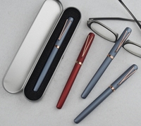 Nouvelle mode, joli stylo-plume en métal, breloques, stylos de calligraphie avec logo personnalisé, cadeau promotionnel