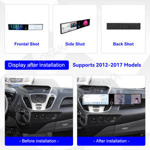 Radio MOOKAKA Dual de 12.3 Pulgadas para <span class=keywords><strong>Transit</strong></span> <span class=keywords><strong>Custom</strong></span> 2012-2017, Reproductor de Video con Pantalla Táctil Inalámbrica CarPlay, 4G Android 14 <span class=keywords><strong>GPS</strong></span> - Product Image 4