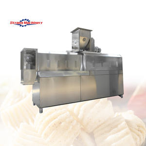 Machine à collation de soufflage sanitaire multifonctionnelle à haute productivité extrudeuse à Double vis industrielle croquante sucrée salée - Product Image 1