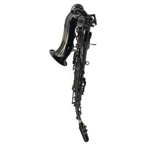 Petit instrument à <span class=keywords><strong>vent</strong></span> de saxophone alto à cor incurvé en clé plate D Qualité professionnelle Produit authentique Finition nickel noir - Product Image 2