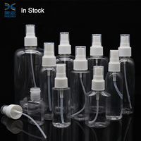 1oz 10ml 30ml 50ml 60ml 100ml 120ml forme ronde emballage fine brume PET flacon pulvérisateur en plastique