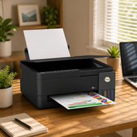 Nouvelle imprimante A4 L3318 L3358 couleur sans fil pour bureau, imprimante jet d'encre continu tout-en-un avec scanner pour travaux photo et traitement de documents
