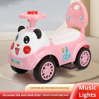 Voiture à bascule pour enfants de 2 à 4 ans et de 5 à 7 ans, design anti-basculement, en plastique, à bascule, unisexe