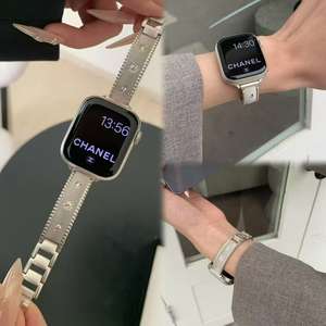 Correa de Reloj Inteligente de Metal con Diamantes, Estilo Brazalete, para Apple IWatch 10 SE Watch GT5432, para Huawei Fit 3, para Xiaomi 89 - Product Image 6