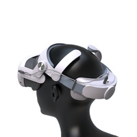 Sangle de tête avec batterie pour VR/VR Quest 2, sangle de tête avec batterie de 5200 mAh pour VR/VR Quest 2