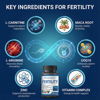 Soutien à la fertilité masculine OEM – Compléments vitaminiques pour la fertilité masculine sous marque privée – Capsules pour hommes à prix d'usine