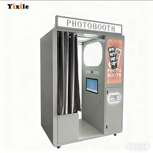 Cabina de Fotos Yixile, Máquina Expendedora de Fotos con Impresión Instantánea que Funciona con Monedas/Billetes/Tarjetas de Crédito - Product Image 4