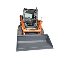 Chargeuse sur pneus (chargeuse compacte) Antspower CXSL-800 à moteur diesel avec hydraulique auxiliaire, capacité de charge nominale de 800 kg