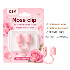 Clip Nasal de Silicona Portátil con Aroma a Menta y Uva, Inhalador Nasal Refrescante, Clip con Aroma Nasal Personalizado de Marca Privada OEM - Product Image 2