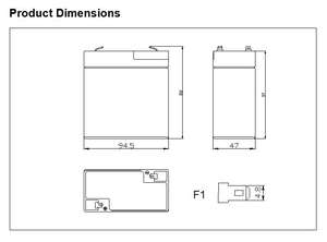 Neata充電式密閉型鉛蓄電池<span class=keywords><strong>6V</strong></span> 5Ah、太陽光発電システム用 - Product Image 2