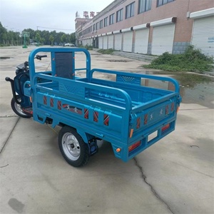 Triciclo Eléctrico de Carrocería Abierta de 48V 600W en Oferta, Triciclos Eléctricos de Doble Uso para Pasajeros y Carga para Adultos - Product Image 5