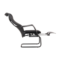 Chaise de bureau ergonomique inclinable pas chère, entièrement en tissu mesh, sans roulettes