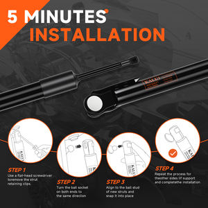 KALUJ soporte trasero ASSY Gas resorte coche capó bloqueo gancho elevador soporte puerta 63269-SG031 63269-SG030 63269SG032 para <span class=keywords><strong>Subaru</strong></span> Forester - Product Image 5