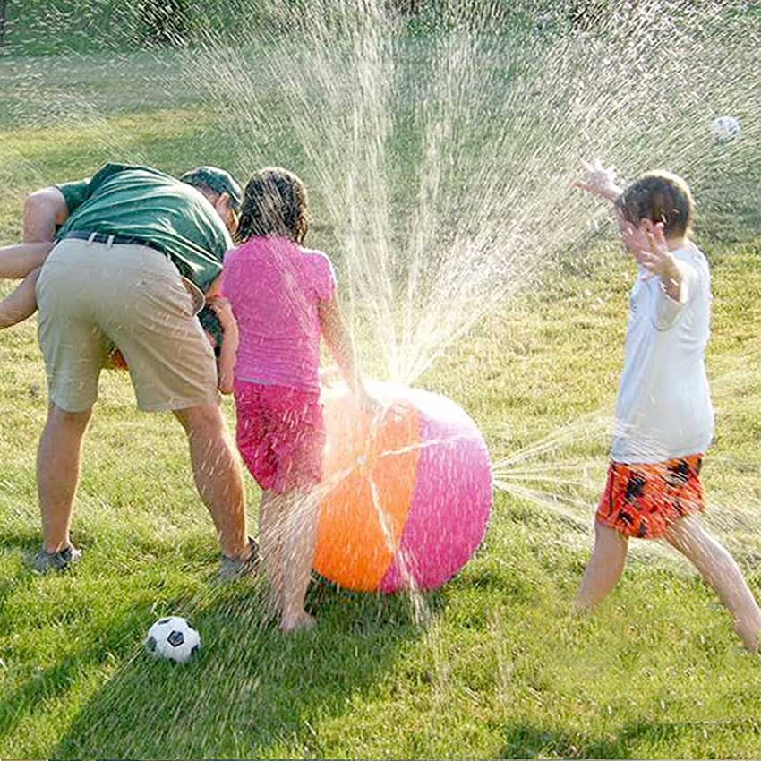 2023 спринклер шар 60 см 70 см надувной большой водяной шар открытый задний двор летние спортивные спринклеры Игрушка надувной спринклер шар