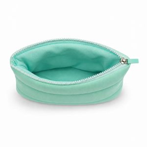 Wholesale Custom Neoprene Zipper Pouch with 3D Silicone Logo Lightweight Cosmetic <b>Bag</b> for Makeup Storage Travel and Gifts - Product Image 2
