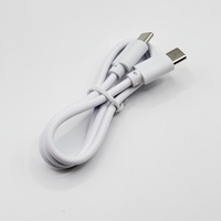 Câble de charge USB-C vers USB-C en PVC respectueux de l'environnement pour 30 cm, 50 cm, 1 m