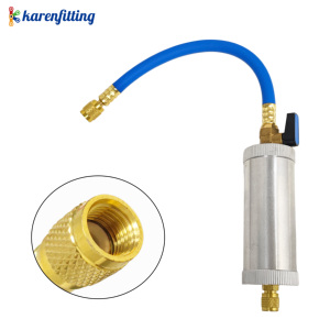 Outil manuel durable pour injecteur d'huile de réfrigérant de <span class=keywords><strong>climatisation</strong></span> <span class=keywords><strong>automobile</strong></span>, adapté à la plupart des voitures, pour le remplissage d'huile du compresseur de <span class=keywords><strong>climatisation</strong></span>. - Product Image 5
