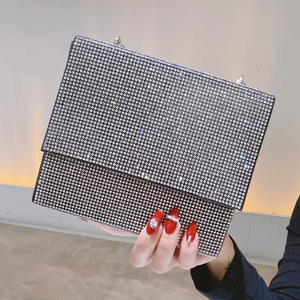 Women's Dinner Clutch Bag Solid Color <b>Box</b> Fashion All-<b>match</b> Wedding Suit Handbag Custom Wholesale Evening Party Bags - Product Image 3