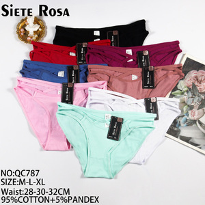 Conjunto de ropa interior de <span class=keywords><strong>mujer</strong></span> de colores mezclados, bragas de algodón de cintura media sólidas, lencería suave, nuevos calzoncillos de <span class=keywords><strong>mujer</strong></span>, calzoncillos tentadores para <span class=keywords><strong>mujer</strong></span> - Product Image 6