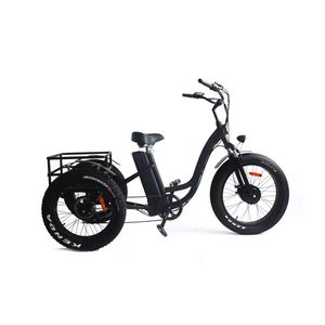 Pneumatico grasso trike elettrico altre <span class=keywords><strong>bici</strong></span> cargo city road e bike <span class=keywords><strong>con</strong></span> cestello posteriore Max 200kgs - Product Image 4