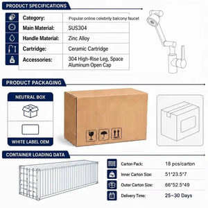<span class=keywords><strong>Rubinetto</strong></span> da Cucina Moderno Girevole a <span class=keywords><strong>1080</strong></span> <span class=keywords><strong>Gradi</strong></span>, Finitura Effetto Legno con Tre Modalità, per Lavabo Esterno Acqua Calda e Fredda - Product Image 5