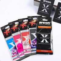 Areon X Désodorisant de voiture en papier de coton de luxe Portable avec Logo personnalisé Parfums de longue durée Cadeaux de parfum uniques