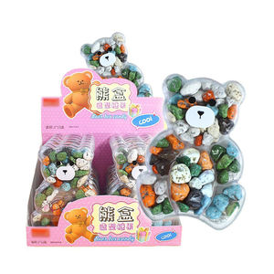 Love Bear Caja de Dulces de <span class=keywords><strong>Chocolate</strong></span> de Piedra Suave con Sabor a Frutas, Recubiertos de Caramelo Duro, Venta al por Mayor - Product Image 1