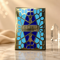 Étiquettes de marque incurvées imprimées avec logo personnalisé pour les flacons de parfum, l'aromathérapie et les emballages cadeaux de bougies parfumées, 300 pièces, modèle RN-022