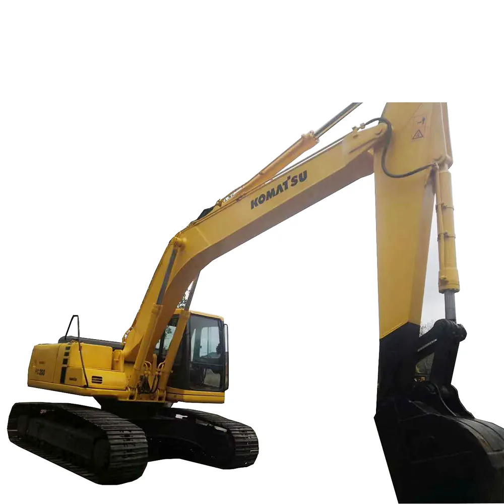 Pc200-6 máquina escavadeira com braços longos da máquina da construção/usada komatsu pc200 da escavadora à venda